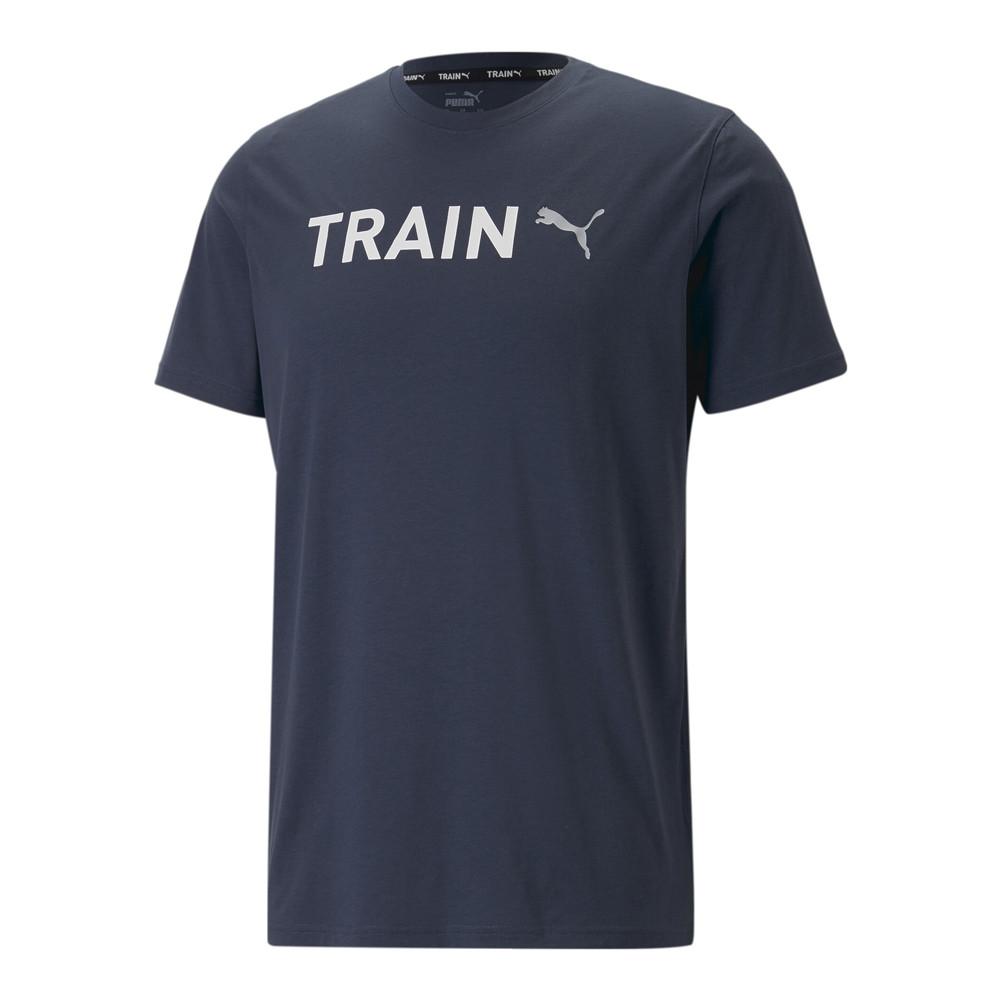 T-shirt Marine Homme Puma Train 523414 pas cher