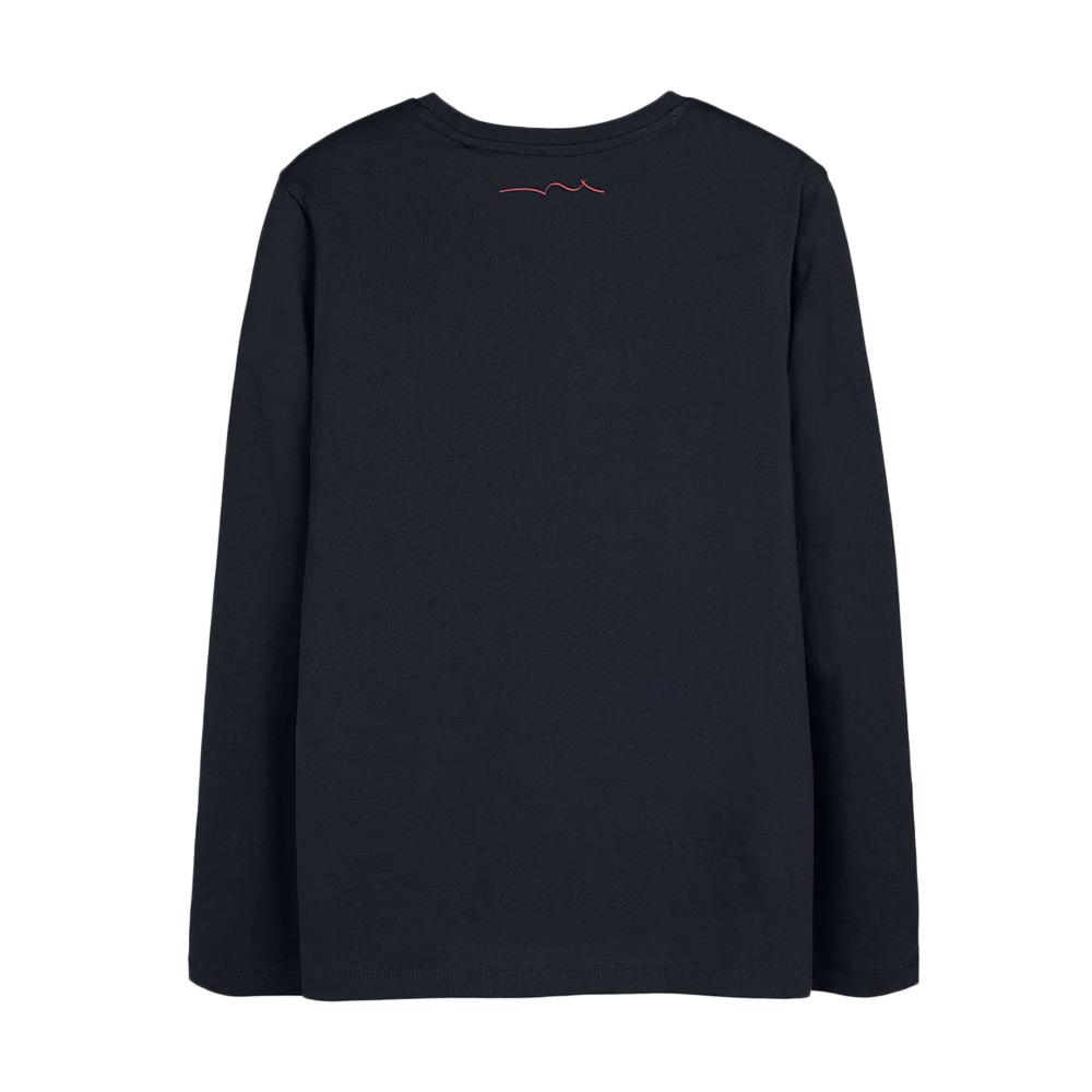 T-Shirt Manches Longues Noir Garçon Teddy Smith Evan vue 2