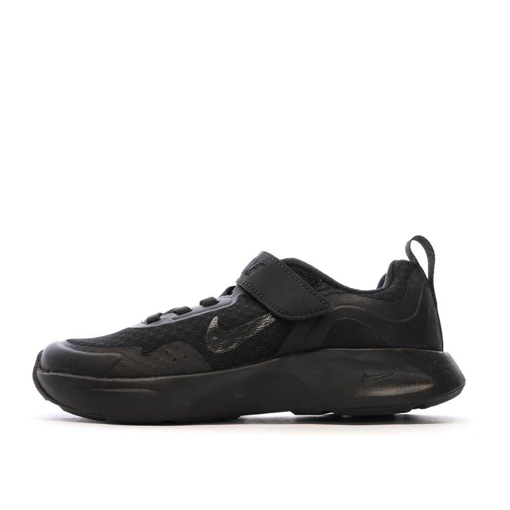 Baskets Noires Garçon Nike Wearallday CJ3817 pas cher