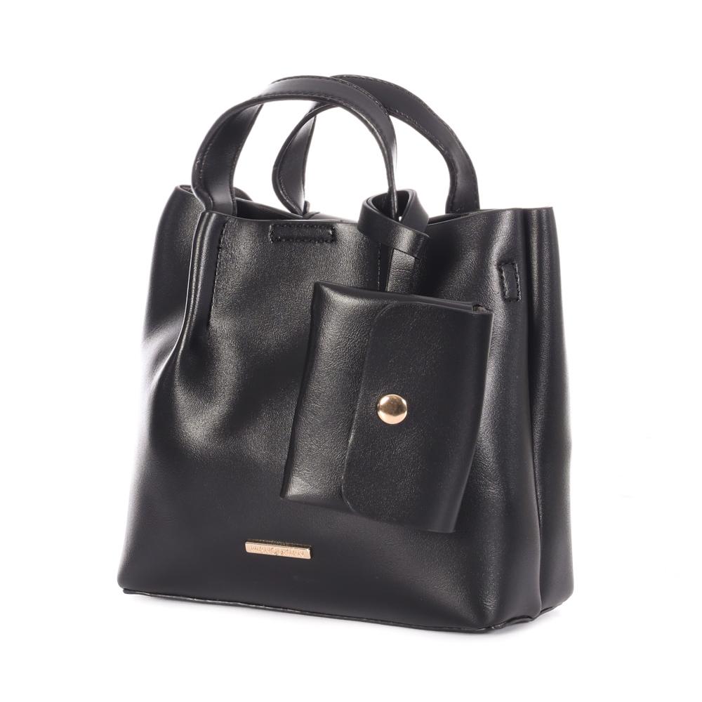 Sac à Main Noir Femme Manoukian NOAM vue 2