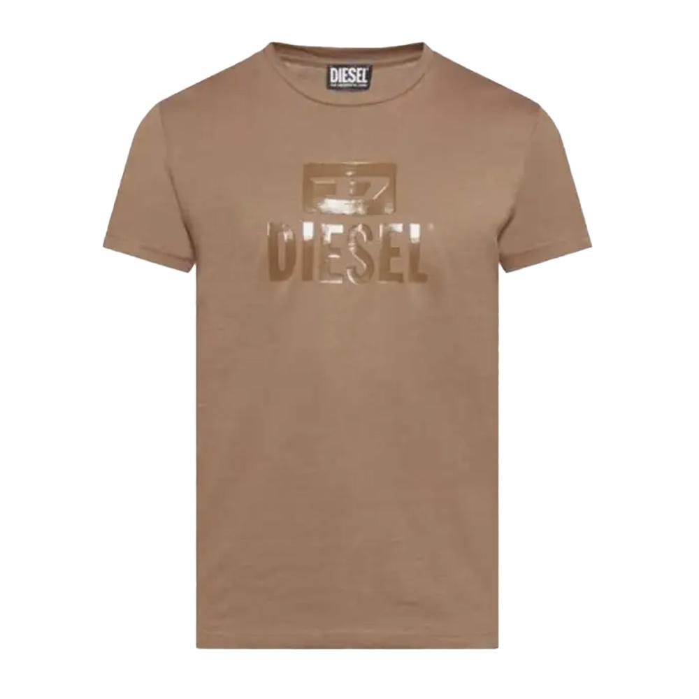 T-shirt Marron Homme Diesel T-Diego pas cher
