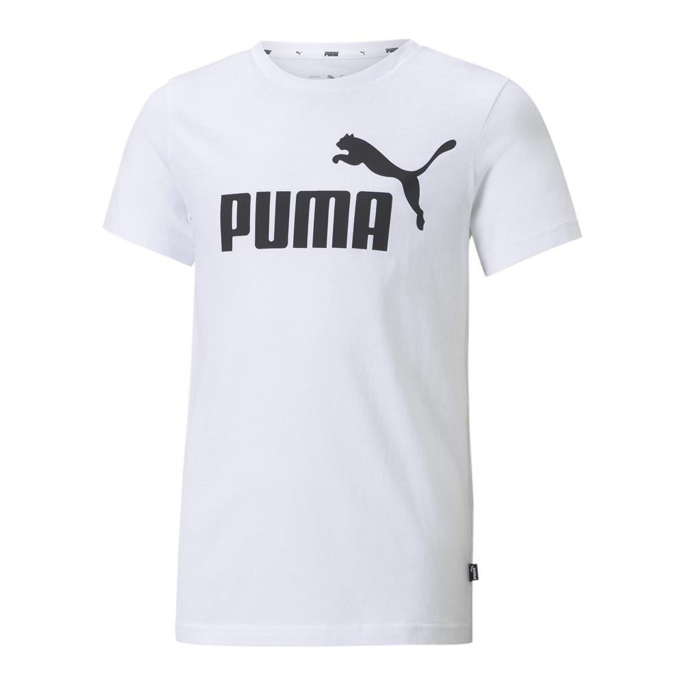 T-Shirt Blanc Garçon Puma ESS Logo Tee pas cher