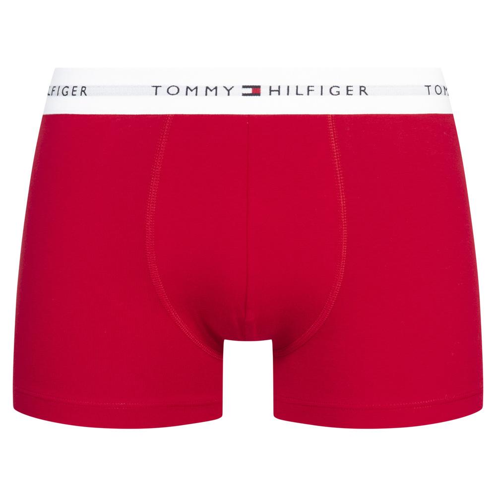 x3 Boxers Blanc/Rouge/Marine Homme Tommy Hilfiger Trunk vue 2