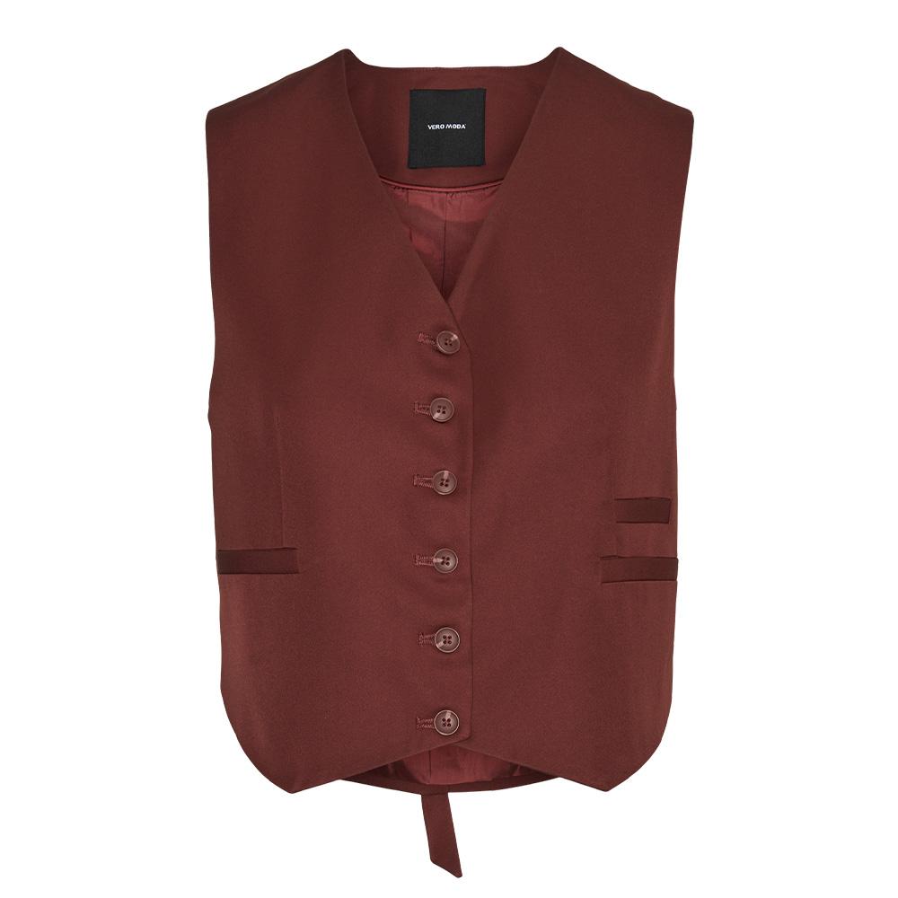 Gilet Sans Manches Terracotta Femme Vero Moda Tara vue 3