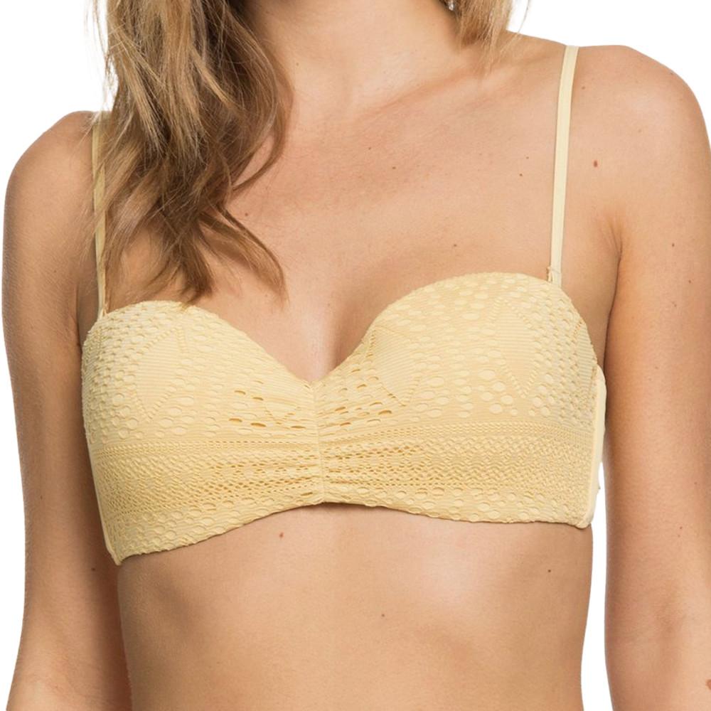 Haut De Bikini Balconnet Jaune Femme Roxy Sweet Wildness pas cher