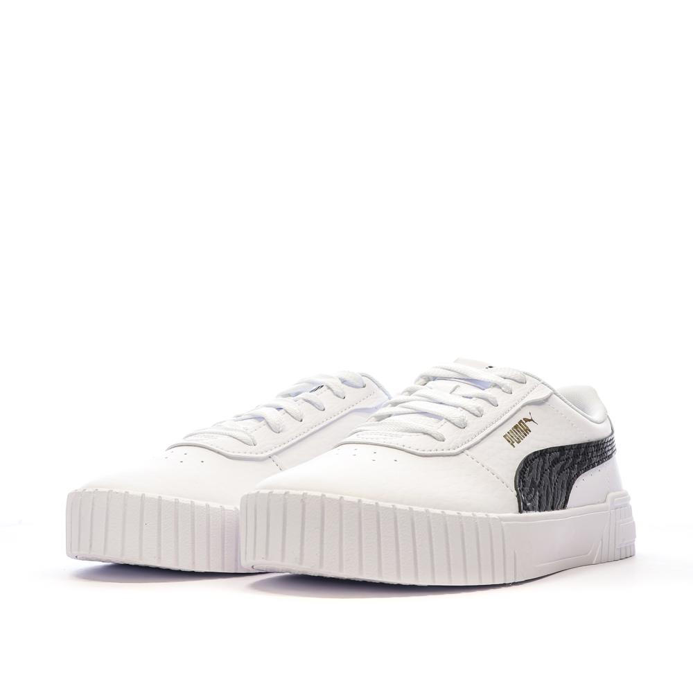 Baskets Blanches/Noires Femme Puma Carina 2.0 399397 vue 6