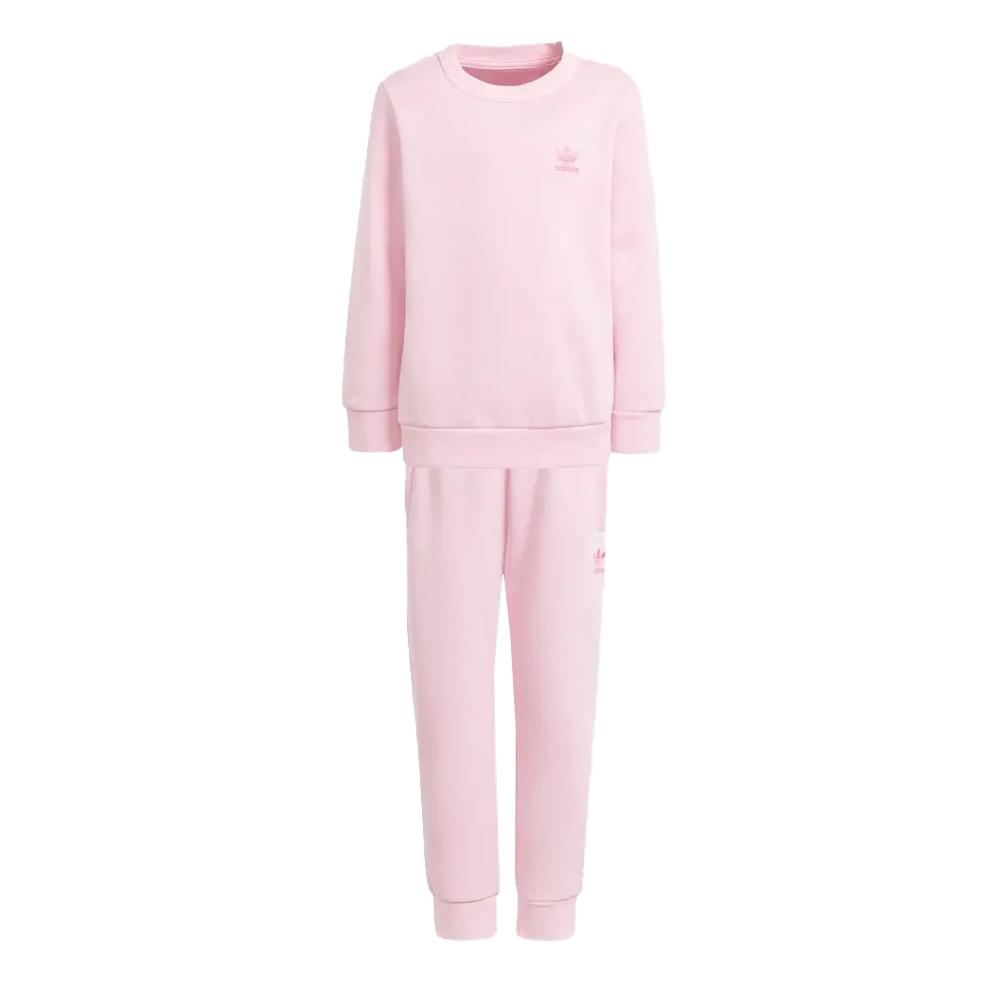 Survêtement Rose Fille Adidas Crew Set IP0571 pas cher