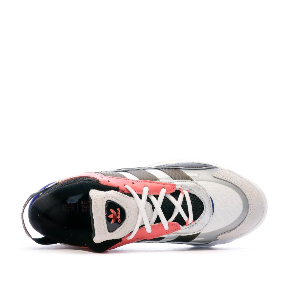 Baskets Grises Homme Adidas Niteball II vue 4