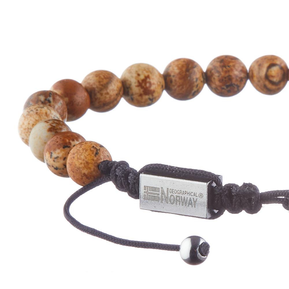 Bracelet Perles Noir/Beige Homme Geographical Norway 315050 vue 3