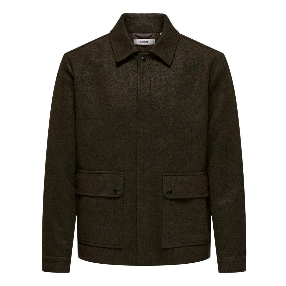 Veste Marron Homme Only & Sons Ponnor pas cher