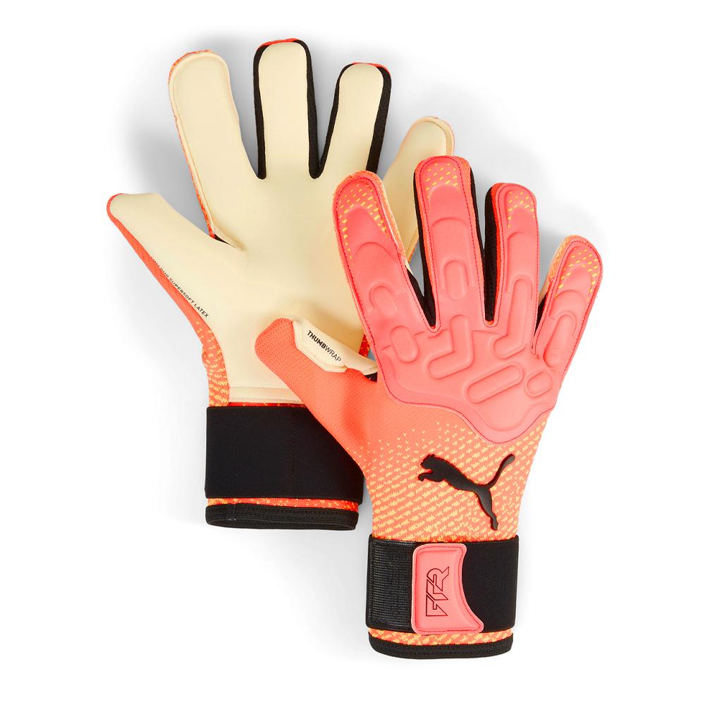 Gants de Gardien Orange/Rose Homme Puma Pro Hybrid pas cher
