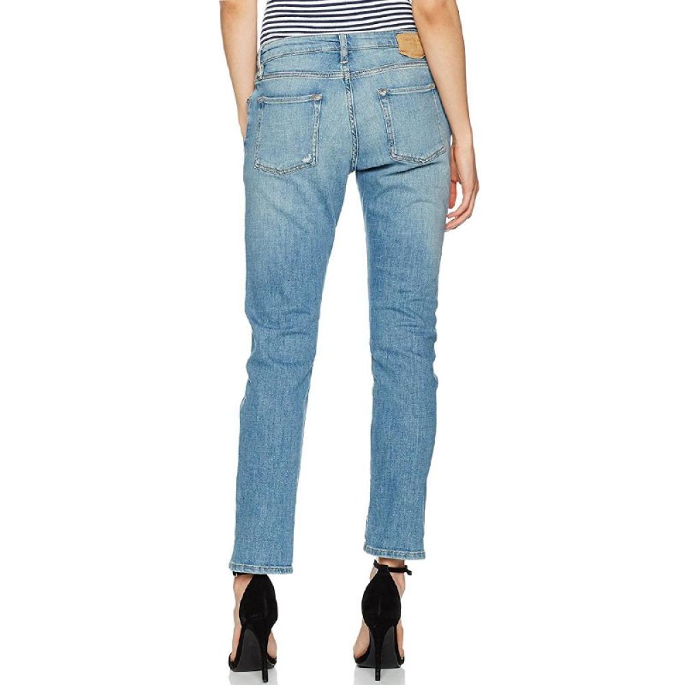 Jean Loose Bleu Femme Teddy Smith Dude vue 3