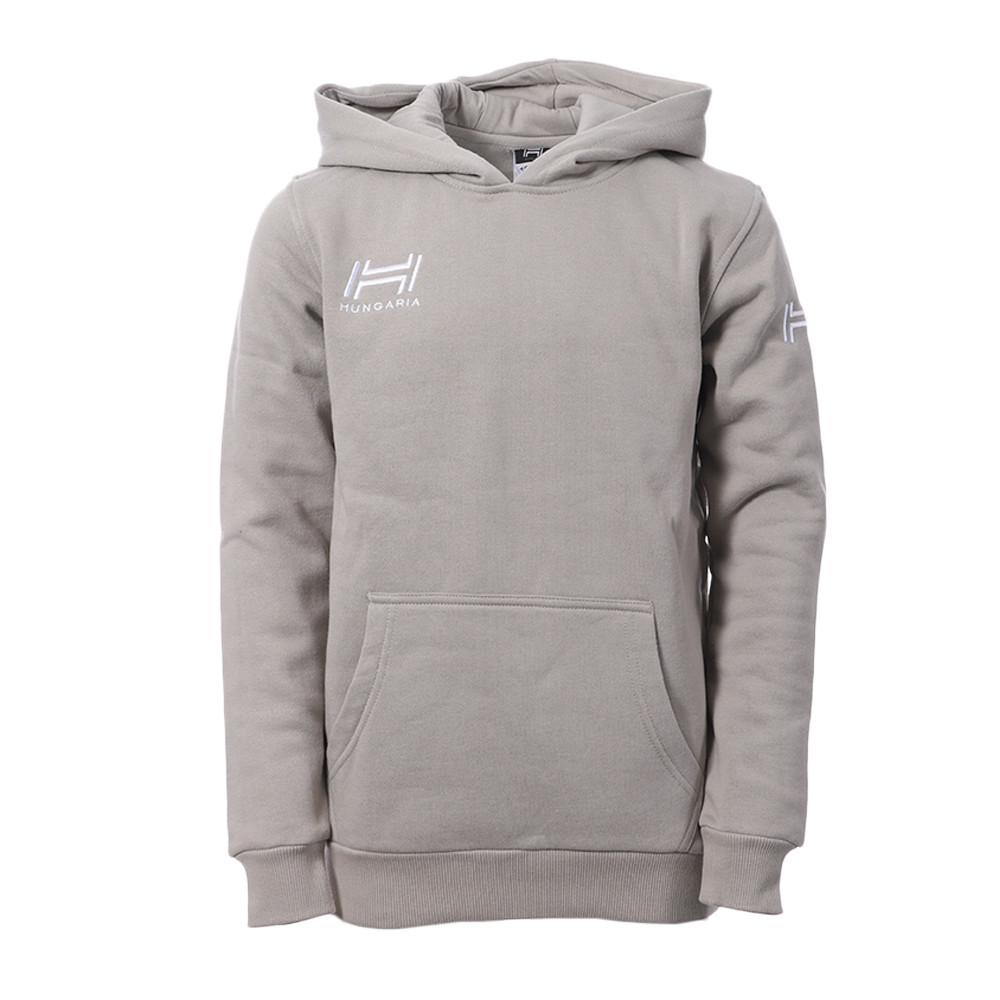 Sweat à capuche gris enfant Hungaria Basic Light Down pas cher