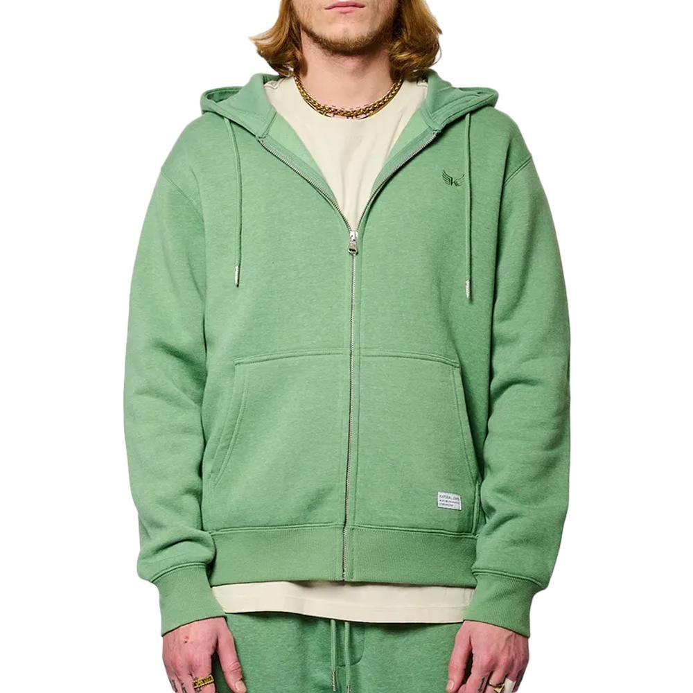 Sweat Zippé Vert Homme Kaporal BOLY pas cher
