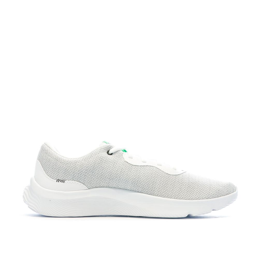 Chaussures De Running Blanche/Grise Homme Under Armour Mojo 2 vue 2