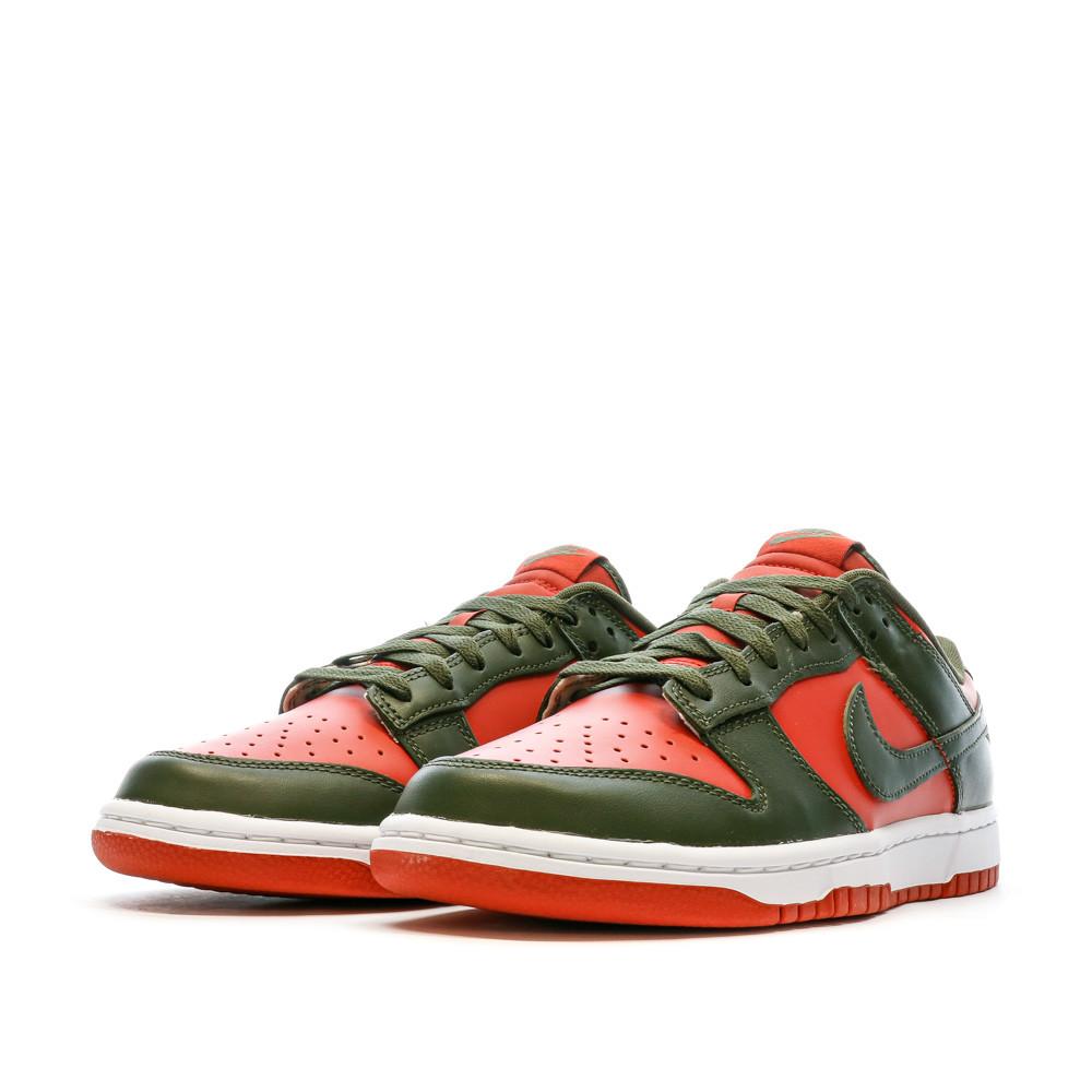 Baskets Kaki/Rouge Homme Nike Dunk Low Retro vue 6