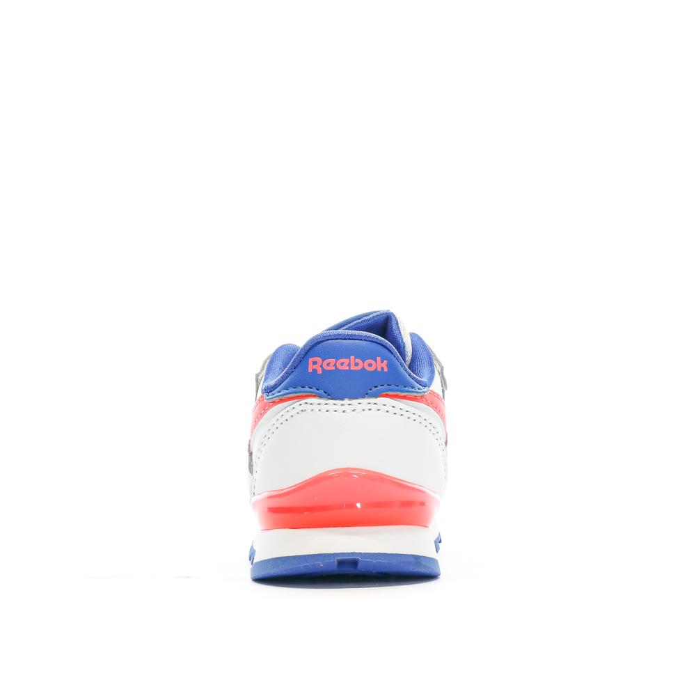 Baskets Blanches/Bleu/Orange Garçon Reebok Flash vue 3