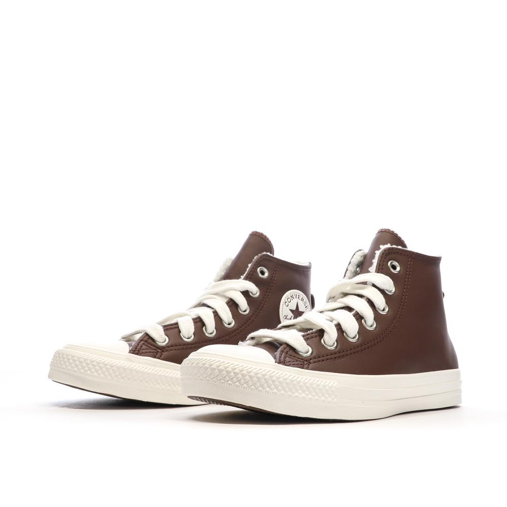 Baskets Marrons Femme Converse Chuck Taylor All Star A07946C vue 6