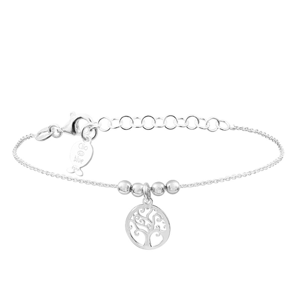 Bracelet Argent Arbre de vie Clio Blue Lina pas cher