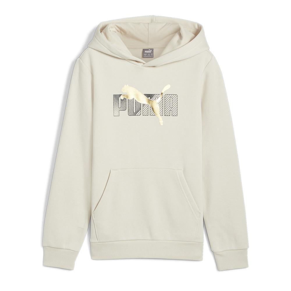 Sweat Beige Enfant Puma Ess Holida pas cher