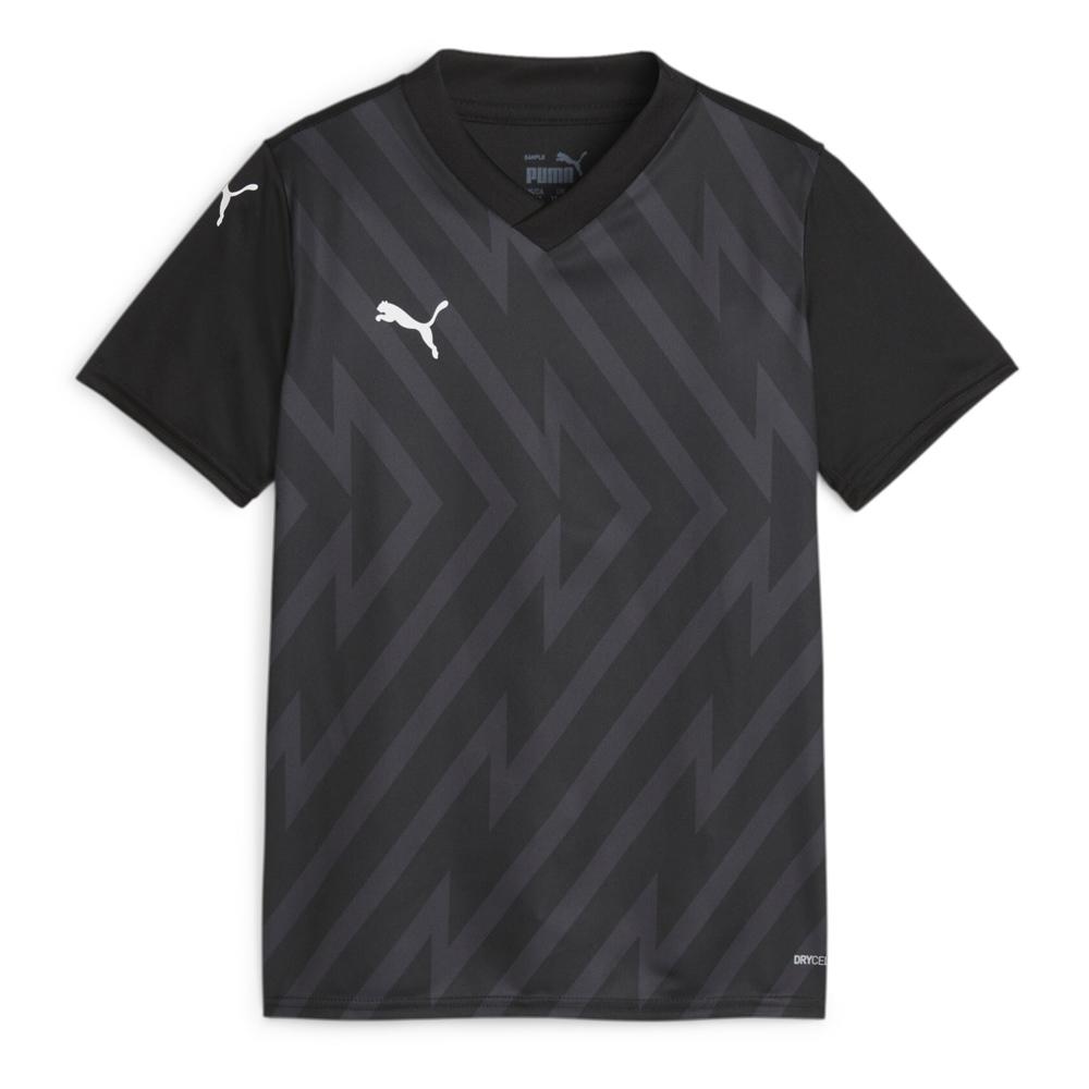 Maillot de football Noir Garçon Puma Teamglory Jersey Jr pas cher