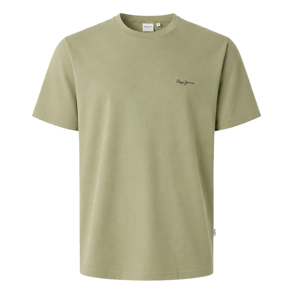 T-Shirt Vert Homme Pepe jeans Contrast Connor pas cher