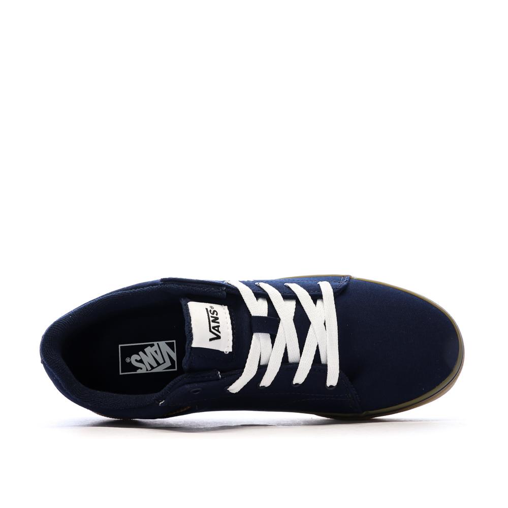 Baskets Marine Garçon Vans Seldan vue 4