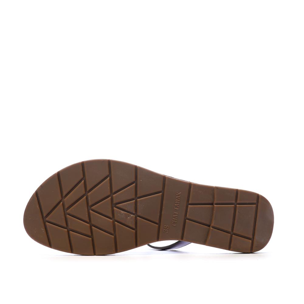 Sandales Doré/Rose Gold/ Argenté Femme Chattawak ROXANNE vue 5