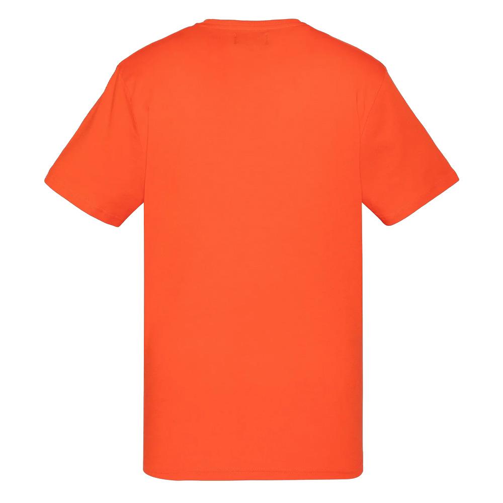 T-shirt Orange Homme Schott TSUSTOUR vue 2