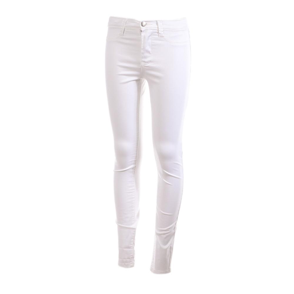 Pantalon Blanc Fille Teddy Smith The Jeg pas cher