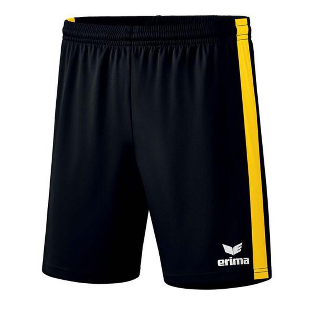 Short Noir/Jaune Homme Erima Retro Star pas cher
