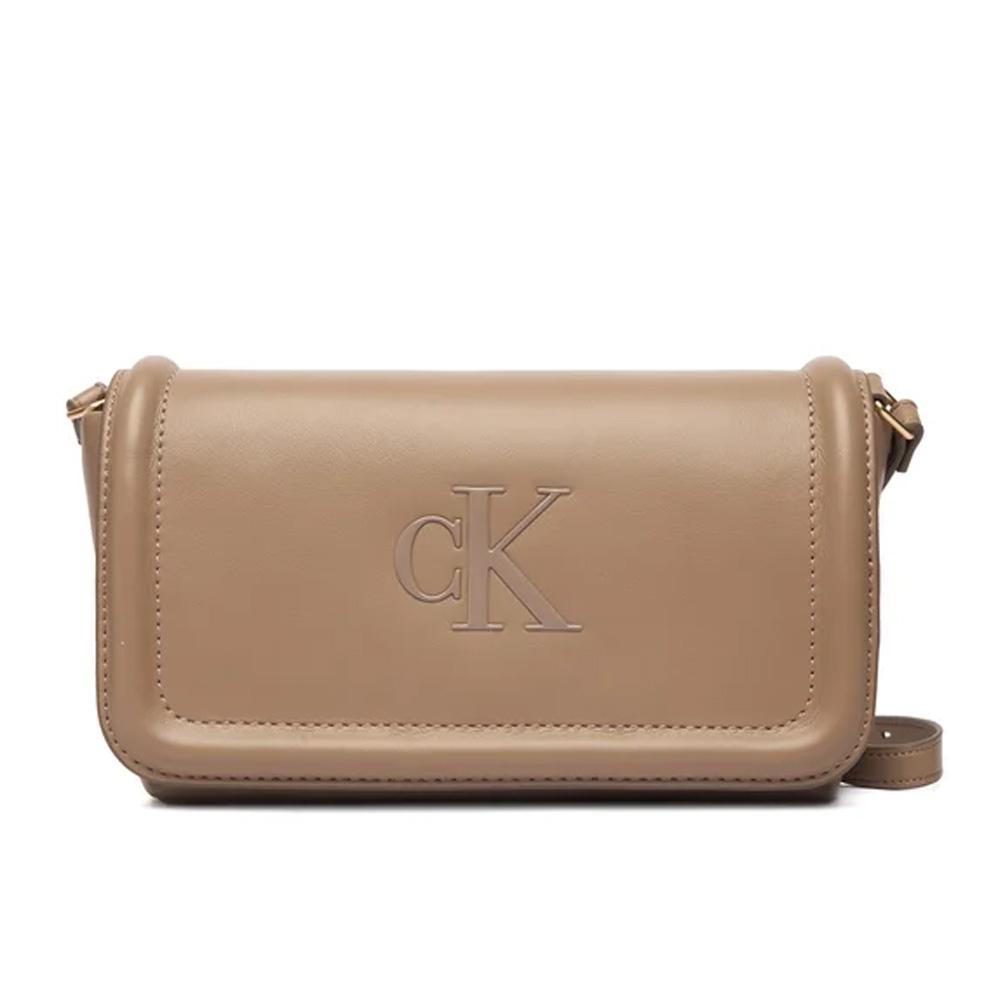 Sac à bandoulière Beige Femme Calvin Klein Jeans Bold pas cher