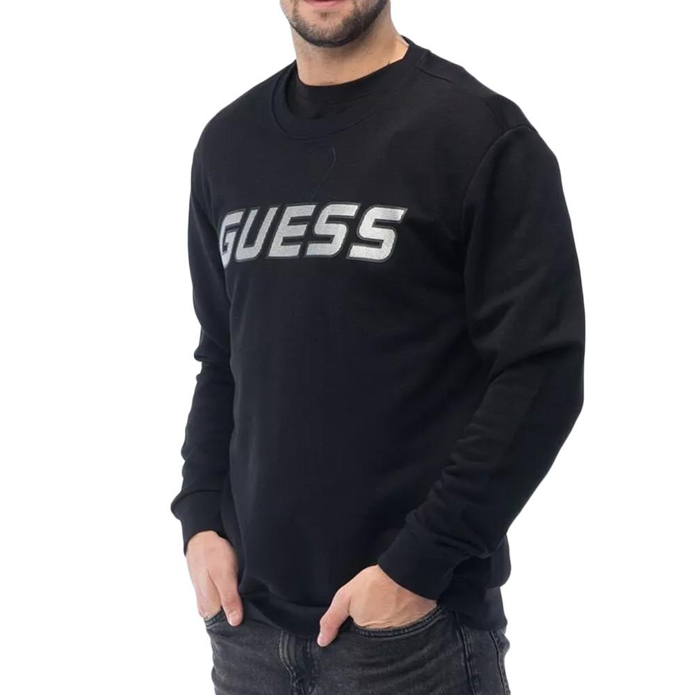 Sweat Noir Homme Guess Lugh pas cher