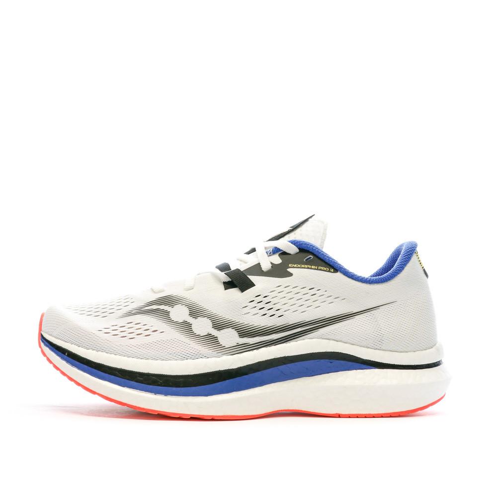 Chaussures de running Blanches/Orange Homme Saucony Endorphin Pro 2 pas cher