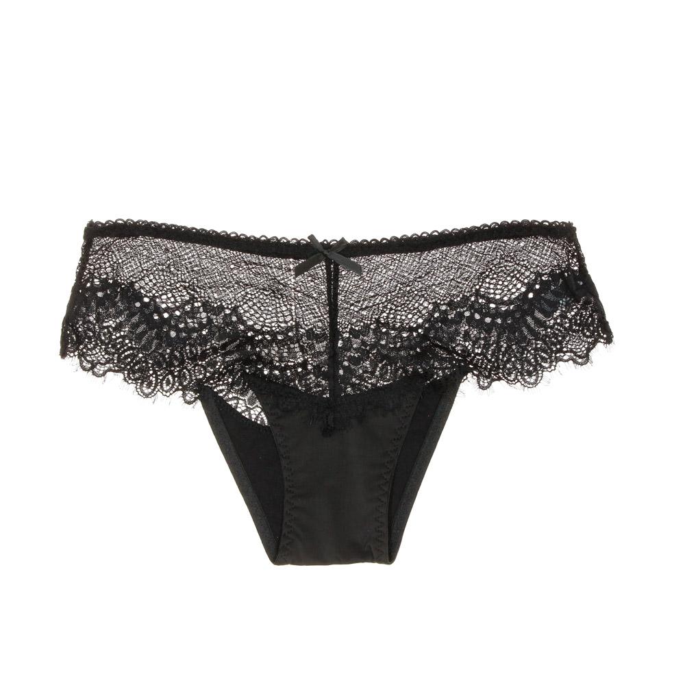 Tanga Noir Femme Les Petites Bombes MYO pas cher
