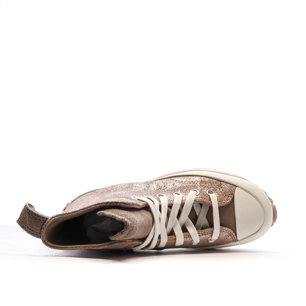 Baskets Rose à paillettes Femme Converse Run Star Hike A11578C vue 4