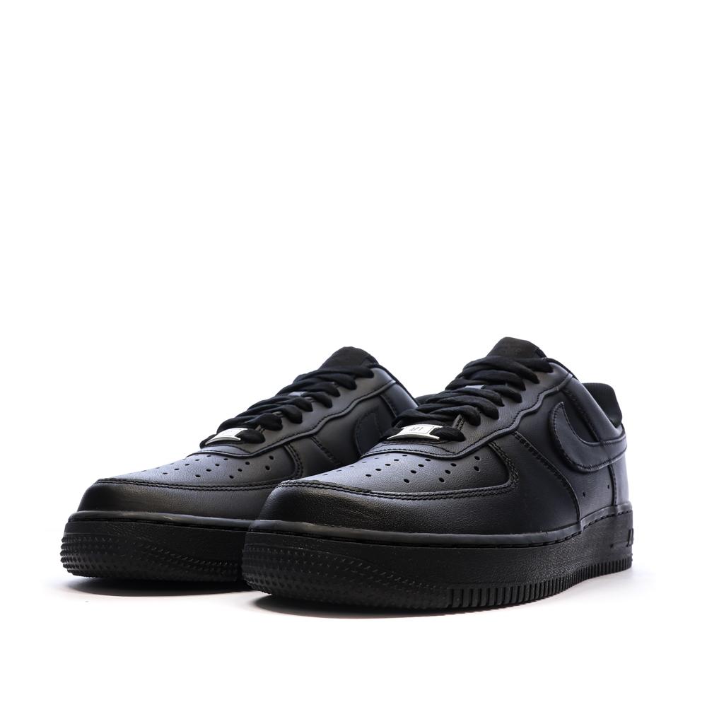 Baskets Noir Homme Nike Air Force 1 one vue 6