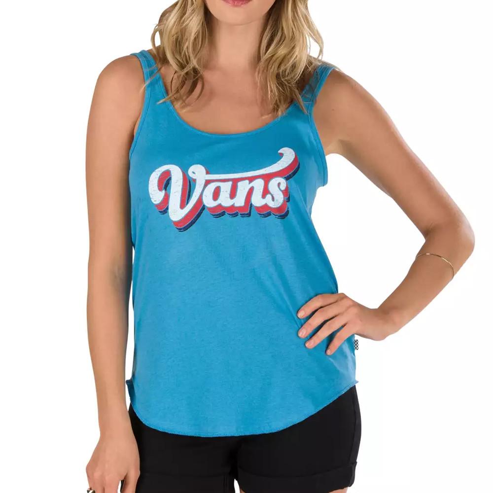 Débardeur Bleu Femme Vans Swoop pas cher