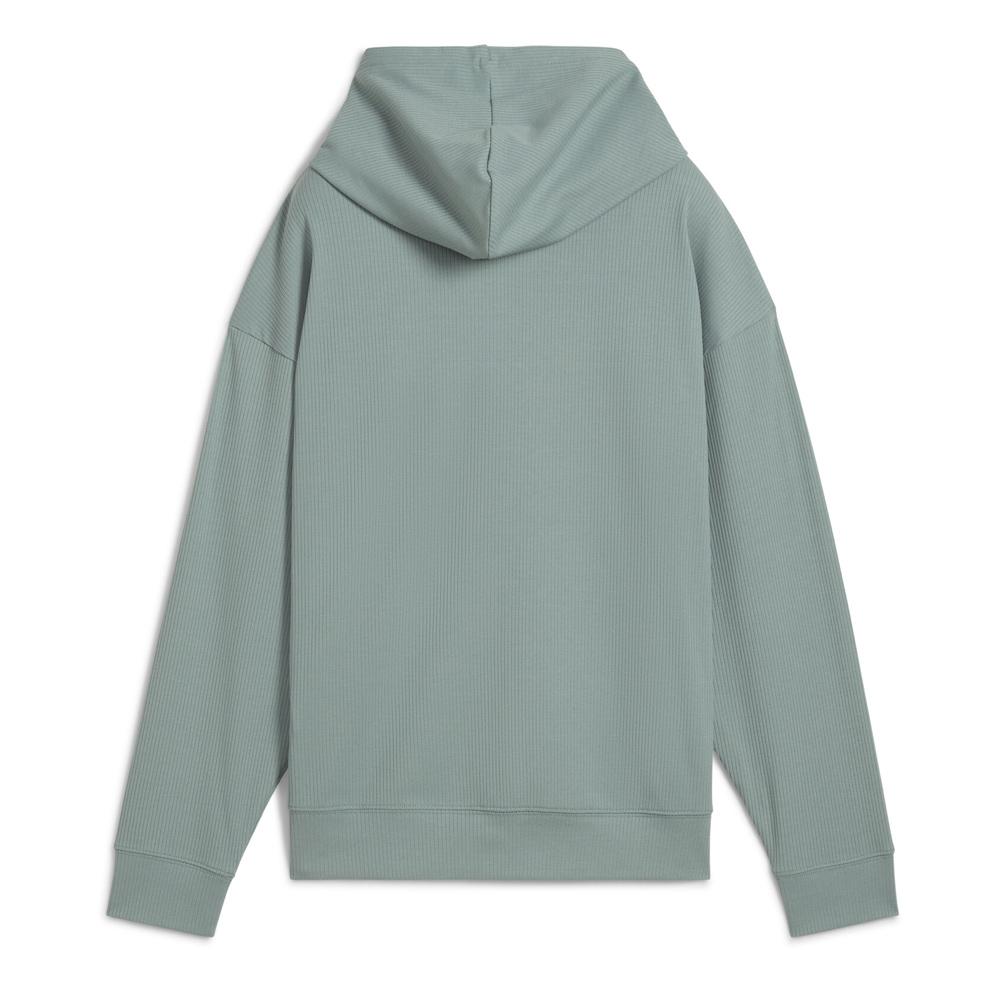 Sweat à Capuche Verte Femme Puma Elevated Comfort Hoodie vue 2