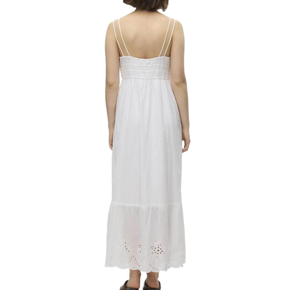Robe Blanche Femme Vero Moda Gella vue 2