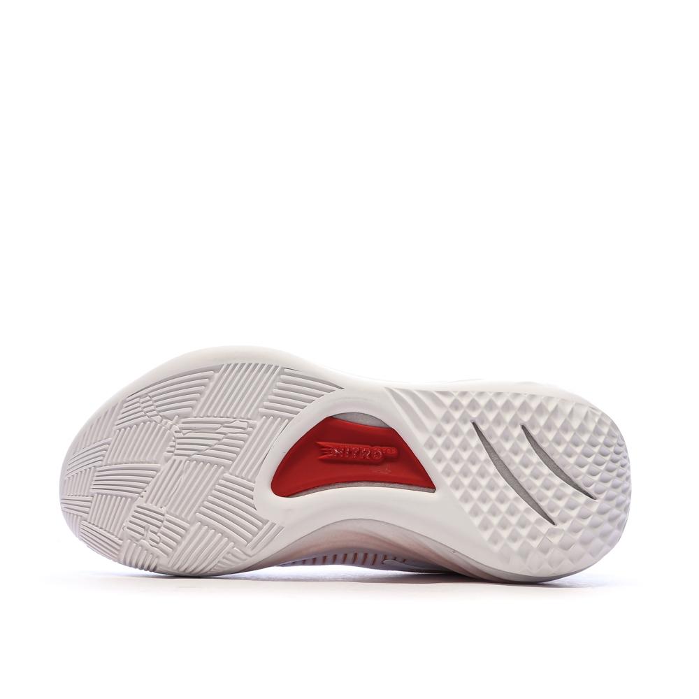 Chaussures de Basketball Blanches/Roses Homme Puma All-pro Nitro vue 5