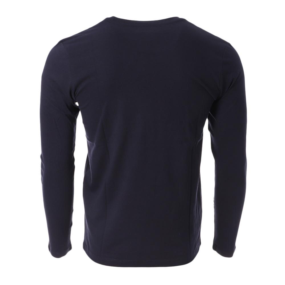 T-Shirt Manches Longues Marine Homme Jack and Jones Albie vue 2