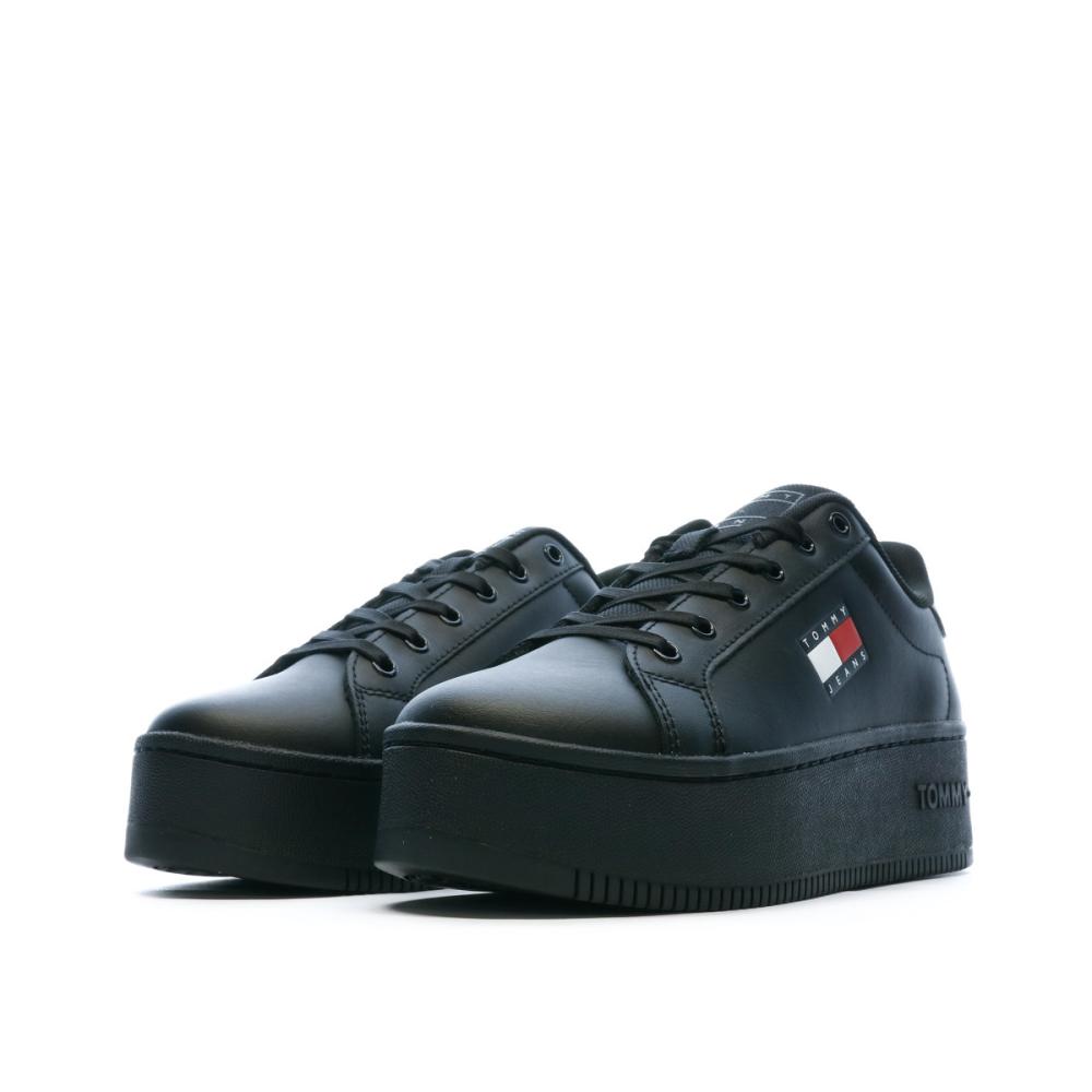 Baskets Noires Femme Tommy Hilfiger Flatform vue 6
