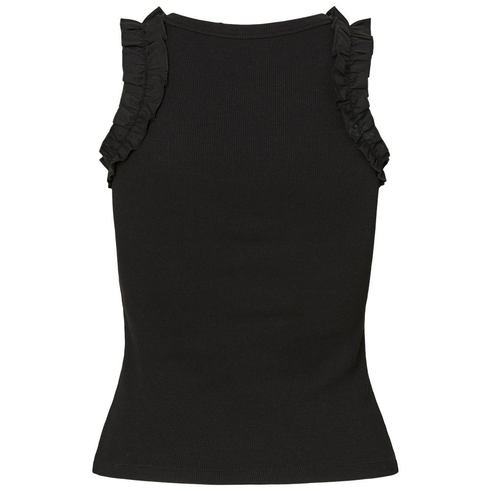 Women's black tank top Pieces Tubana Photo of the Espace des Marques %store% store - view of %key%