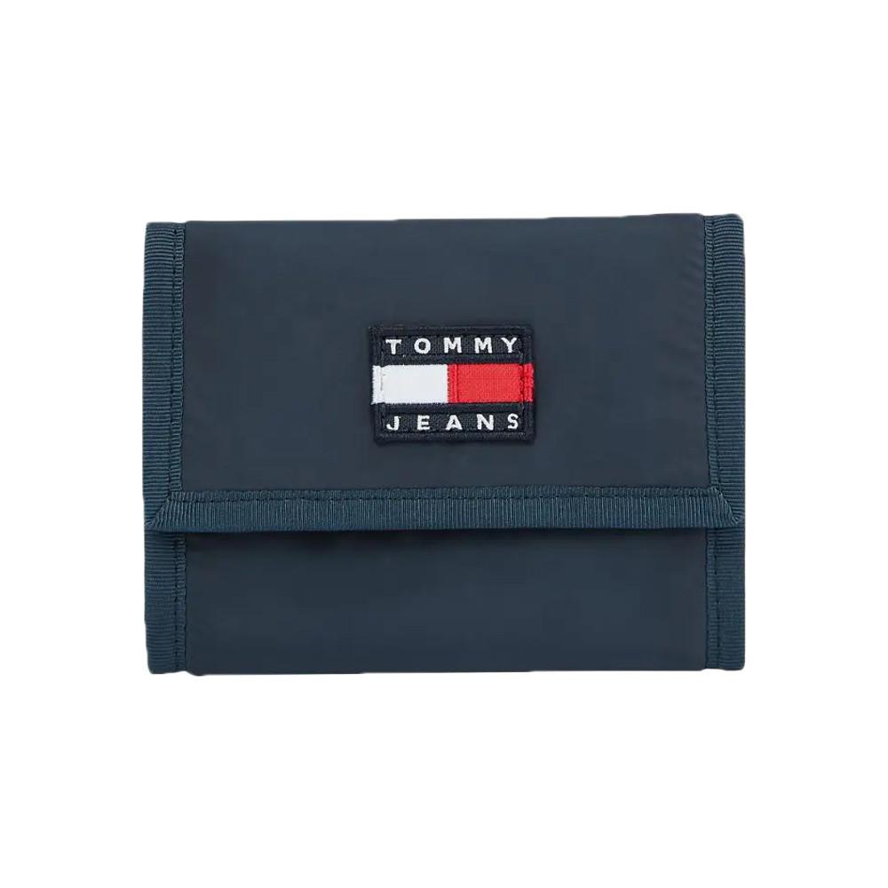 Portefeuille Marine Homme Tommy Hilfiger Heritage pas cher