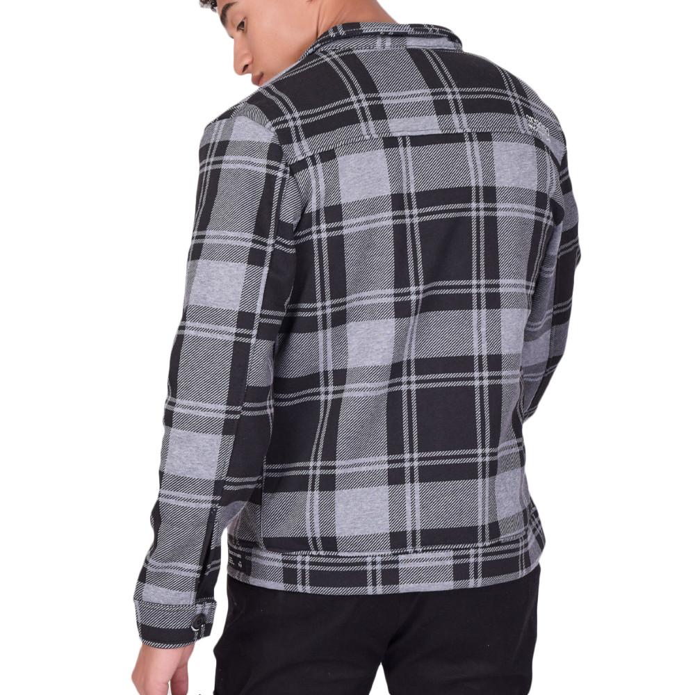 Surchemise Noir Homme Project X Paris Carreaux vue 2