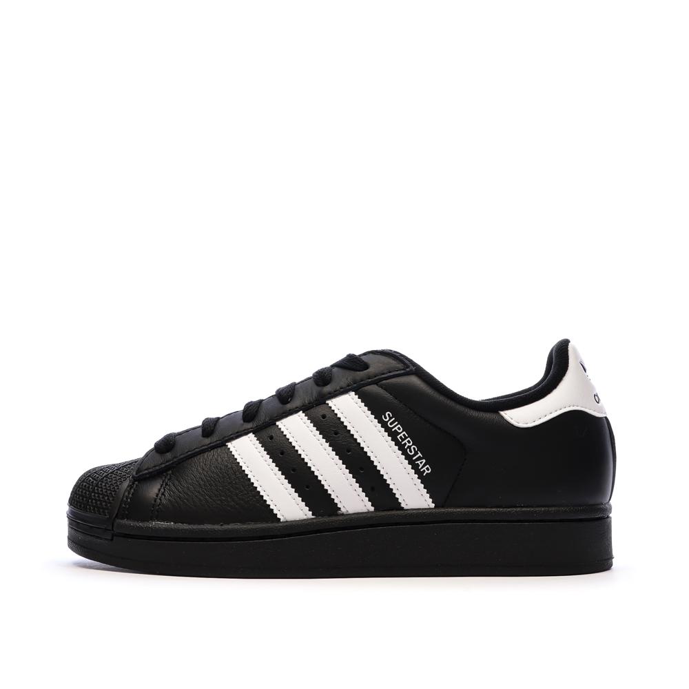 Superstar Baskets Noires/Blanches Homme Adidas pas cher