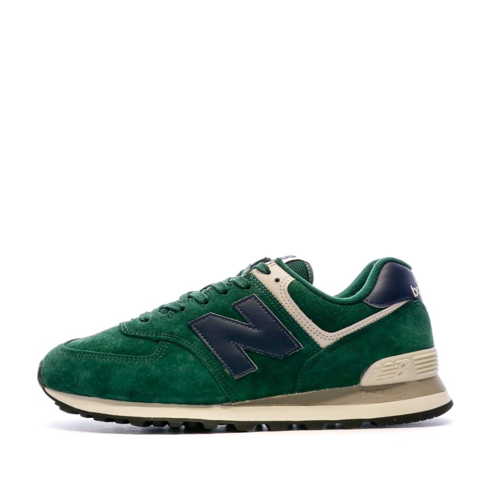 Baskets Vertes Homme New Balance 574 pas cher