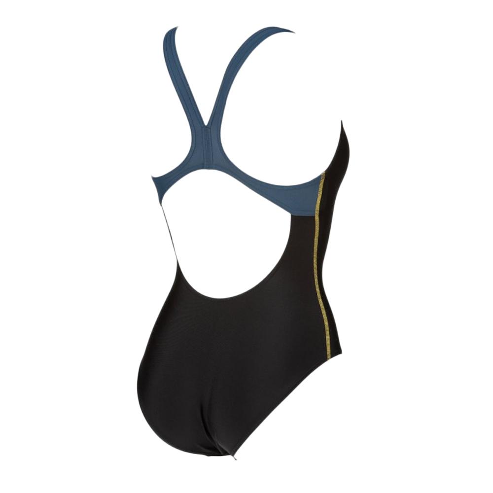 Maillot de Bain Noir Femme Arena Basics Swim Pro vue 2