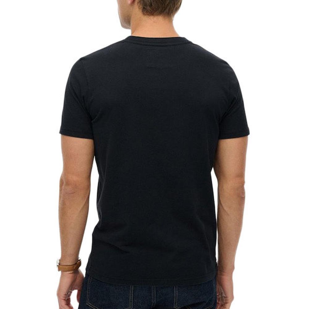 T-Shirt Marine Homme Superdry Classic vue 2